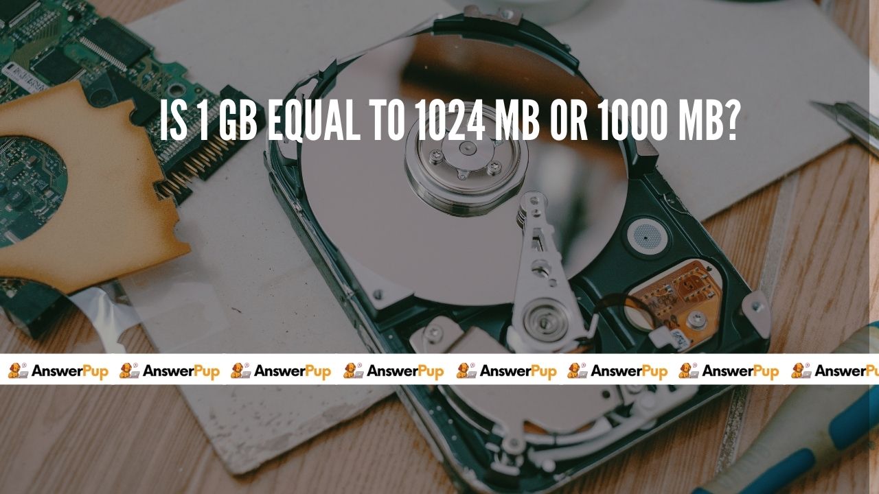 Is 1 GB equal to 1024 MB or 1000 MB