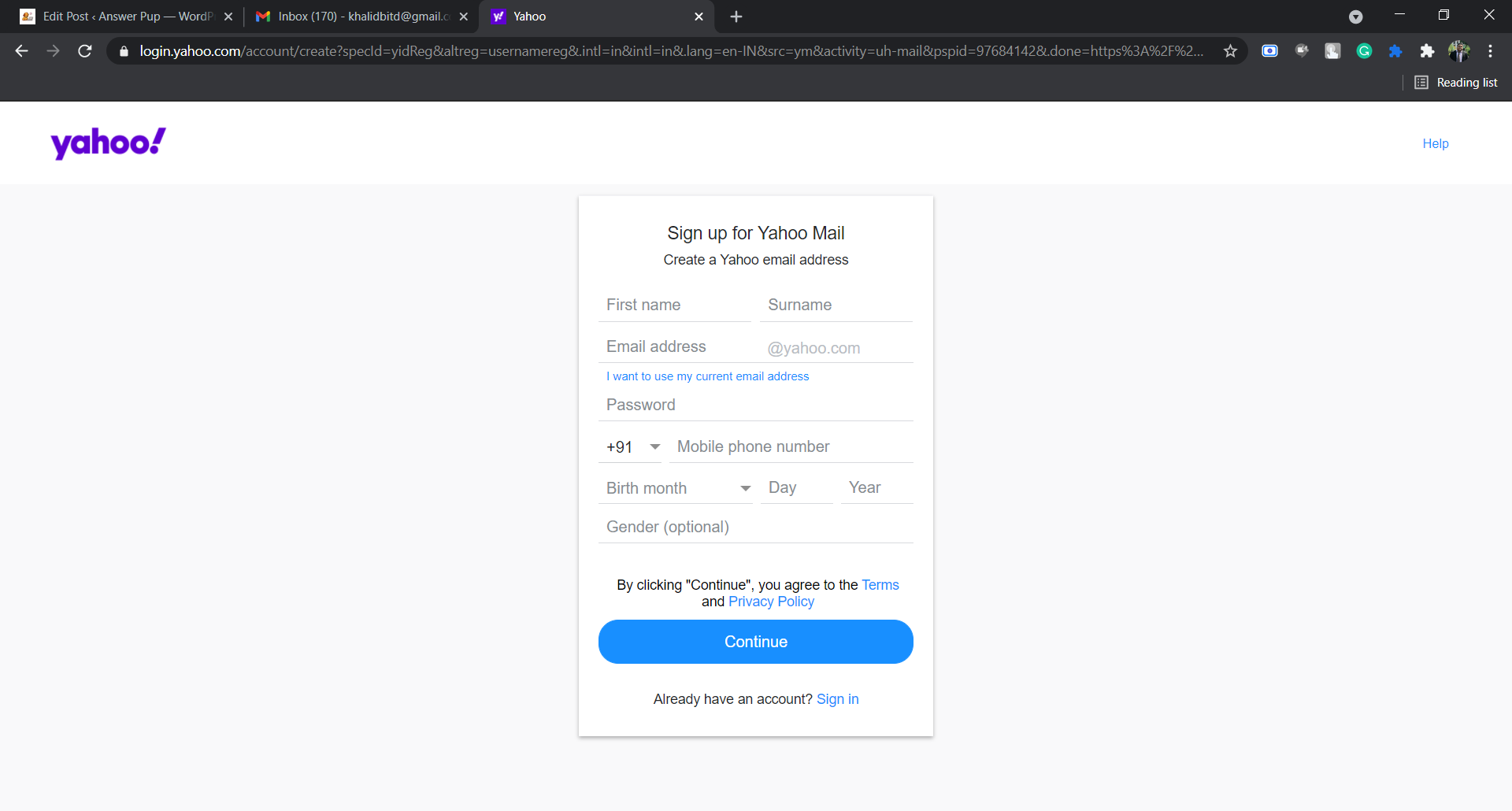 What is the difference between ymail & Yahoo Mail? Answer Pup