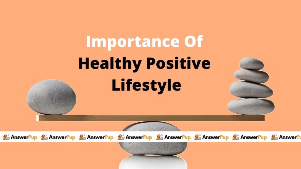 Describe the importance of a healthy positive lifestyle? | Answer Pup